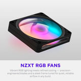 NZXT F120 RGB case fan Zwart, 120 x 120 x 25 mm, PWM