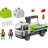 PLAYMOBIL City Action - Glasafvalwagen met container Constructiespeelgoed 71431