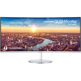 SAMSUNG LC34J791WTRXEN 34" Curved UltraWide Gaming Monitor Grijs, HDMI, DisplayPort, 2x USB-A 2.0, Thunderbolt 3