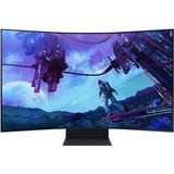 Samsung Odyssey Ark G9 G97NC 55" 4K UHD curved gaming monitor Zwart, 3x HDMI, DisplayPort, 2x USB-A, 2x USB-C, Wi-Fi 5, BT, RJ-45, 165 Hz