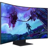 Samsung Odyssey Ark G9 G97NC 55" 4K Ultra HD curved gaming monitor Zwart, 1x DisplayPort, 3x HDMI, 1x USB-C, 2x USB-A, 1x RJ-45, 165 Hz, Wi-Fi 5, BT
