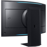 Samsung  55" 4K UHD curved gaming monitor Zwart