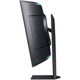 Samsung  55" 4K UHD curved gaming monitor Zwart