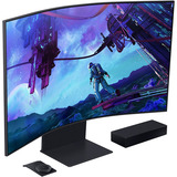 Samsung  55" 4K UHD curved gaming monitor Zwart