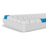 Sharkoon SKILLER SGK50 S2 PBT RGB mechanisch gaming toetsenbord Wit, BE lay-out (AZERTY), Gateron G Pro 3.0 Yellow, 96%, Hot-swappable