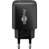 goobay 25W USB-C PD GaN snellader Zwart, 1x USB-C