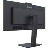 iiyama ProLite XCB3492WQSNPH-B1 34" Curved UltraWide monitor Zwart, 1x DisplayPort, 2x HDMI, 3x USB-C, 2x USB-A, 1x RJ-45
