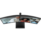 AOC CU34E4CV 34" Curved UltraWide monitor Zwart, 1x DisplayPort, 2x HDMI, 1x USB-C, 4x USB-A, 1x RJ-45, 120 Hz