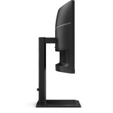 AOC CU34E4CV 34" Curved UltraWide monitor Zwart, 1x DisplayPort, 2x HDMI, 1x USB-C, 4x USB-A, 1x RJ-45, 120 Hz