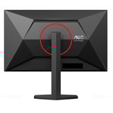 AOC Q27G4ZR 27" gaming monitor Zwart/rood, 240Hz (260Hz Overclocked), HDMI, DisplayPort, Audio
