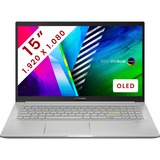 ASUS Vivobook 15 K513EA-L11993T 15.6" laptop Zilver | i5-1135G7 | Intel Iris Xe Graphics | 16 GB | 512 GB SSD