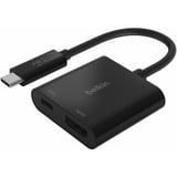 Belkin USB-C naar HDMI en oplaadadapter Zwart, 0,13 meter, 60 W
