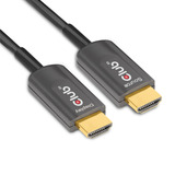 Club 3D  Ultra High Speed AOC HDMI 2.1 gecertificeerde unidirectioneel kabel male-male Zwart, 20 meter, 4K 120Hz, 8K 60Hz, 48Gbps