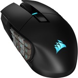 Corsair Scimitar Elite Wireless MMO-gamingmuis Zwart, 100 - 26.000 dpi, USB 2.0 | 2,4 GHz | Bluetooth | RGB