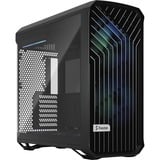 Fractal Design Torrent Black RGB TG Light Tint midi tower behuizing Zwart | 2x USB-A | 1x USB-C | RGB | Tempered Glass