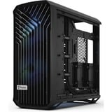 Fractal Design Torrent Black RGB TG Light Tint midi tower behuizing Zwart | 2x USB-A | 1x USB-C | RGB | Tempered Glass