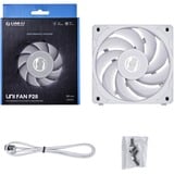 Lian Li UNI FAN P28 Single White case fan Wit, 4-pins PWM fan-connector