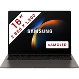 SAMSUNG Galaxy Book3 Pro (NP960XFG-KC2BE) 16" laptop Donkergrijs | Core i7-1360P | Iris Xe Graphics | 16 GB | 1 TB SSD