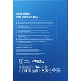 Samsung 990 EVO Plus 4 TB SSD MZ-V9S4T0BW, PCIe 4.0 x4 / 5.0 x2, NVMe 2.0, M.2 2280