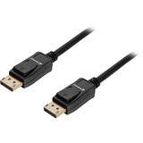 Sharkoon DisplayPort 1.4 kabel Zwart, 1 meter, 8K