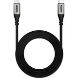 Sitecom USB-C 240 Watt Power kabel Zwart, 1 meter