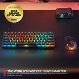 SteelSeries Apex Pro Mini Gen 3 RGB mechanisch gaming toetsenbord Zwart, US lay-out (QWERTY), SteelSeries OmniPoint 3.0, 60%, Double-shot PBT