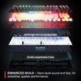 SteelSeries Apex Pro Mini Gen 3, gaming toetsenbord Zwart, US lay-out, SteelSeries OmniPoint 3.0, 60%, RGB leds, Double Shot PBT Keycaps