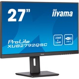 iiyama Prolite XUB2792QSC-B5 27" monitor Zwart, 75Hz, HDMI, DisplayPort, USB-C, Audio