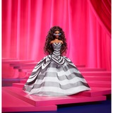 Barbie Signature - 65th Anniversary Collectible - Brown hair, black and white gown Pop 65e verjaardag