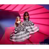 Barbie Signature - 65th Anniversary Collectible - Brown hair, black and white gown Pop 65e verjaardag