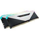 Corsair 16 GB DDR4-3600 Kit werkgeheugen Wit, CMN16GX4M2Z3600C18W, Vengeance RGB RT