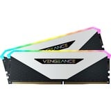 Corsair 16 GB DDR4-3600 Kit werkgeheugen Wit, CMN16GX4M2Z3600C18W, Vengeance RGB RT