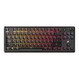 Corsair K70 CORE TKL RGB mechanisch gaming toetsenbord Zwart, US lay-out (QWERTY), Corsair MLX Red v2, 80% (TKL), Hot-swappable, ABS Double shot