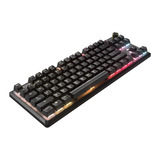 Corsair K70 CORE TKL RGB mechanisch gaming toetsenbord Zwart, US lay-out (QWERTY), Corsair MLX Red v2, 80% (TKL), Hot-swappable, ABS Double shot