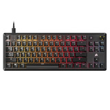 Corsair K70 CORE TKL RGB mechanisch gaming toetsenbord Zwart, US lay-out (QWERTY), Corsair MLX Red v2, 80% (TKL), Hot-swappable, ABS Double shot