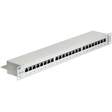 DeLOCK DeLOCK 19" Patchpanel 24Port Cat.6 gy patchpaneel Grijs