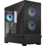 Fractal Design Pop Air RGB Black TG Clear Tint midi tower behuizing Zwart | 2x USB-A | RGB | Window