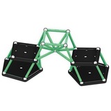 GEOMAG Glow Recycled Neodymium magneetspeelgoed Constructiespeelgoed 60-delig