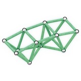 GEOMAG Glow Recycled Neodymium magneetspeelgoed Constructiespeelgoed 60-delig