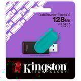 Kingston DataTraveler Exodia S 128 GB usb-stick Zwart/lichtblauw, DTXS/128GB