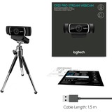 Logitech C922 Pro Stream Webcam Zwart