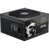 MSI MAG A1000PLS PCIE5 modulaire 1000 watt voeding  Zwart, 1x 12V-2x6, 4x PCIe, 1x 12V-2x6, 4x PCIe