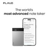 Plaud Note Pro dicteerapparaat Zilver, 64 GB, Bluetooth (BLE 5.4), Dual-band Wi-Fi (2.4GHz & 5GHz)