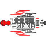 Res-Tech X1 Cockpit racing simulator Zwart/grijs
