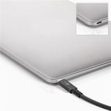 goobay USB-C 4.0 Gen 3.2 kabel Zwart, 0,8 meter