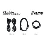 iiyama ProLite XB2792QSU-B1 27" gaming monitor Zwart, 120 Hz, HDMI, DisplayPort, USB, Audio
