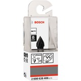 Bosch V-vingerfrees - Standard for Wood, 11 mm, 60° 