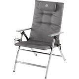Coleman CO Campingstuhl 5 Position Padded Alu ligstoel Grijs/zilver