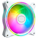 Cooler Master MasterFan MF120 HALO White Edition case fan Wit/transparant, 4-pins PWM fan-connector