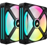Corsair iCUE LINK QX140 RGB Starterskit case fan Zwart